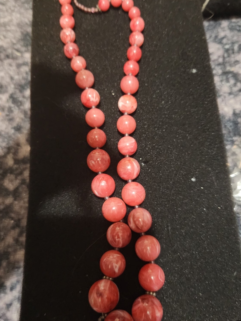 Coral Pink Beaded Necklace - Women Jewelry